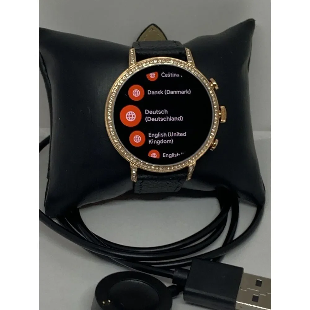 Fossil Gen 4 Authentic Digital Dial Smart Watch Custom Band FTW6030 QT772